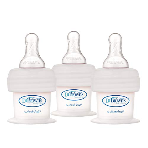 Dr. Brown's First Feeder Bottle with Preemie Nipple - 15cc - 3pk - color: First Feeder, Clear, size: 3 Count (Pack of 1)