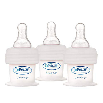 Dr. Brown's First Feeder Bottle with Preemie Nipple - 15cc - 3pk - color: First Feeder, Clear, size: 3 Count (Pack of 1)