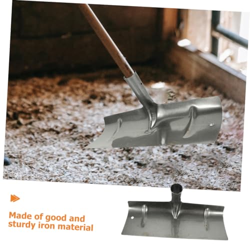 2pcs Thickened Metal Cleaning Shovel Multi-use Scraper Shovel for Farm Dung Rake Heavy Duty for Farm Tools