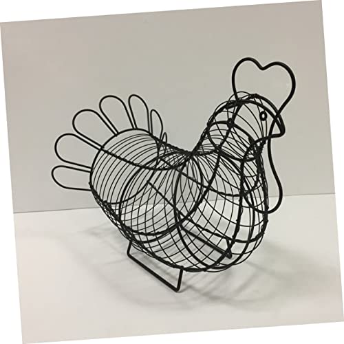 Iron Wire Egg Basket Storage Container Egg Collection Basket Storage Wire Basket Egg Rack Egg Shelf