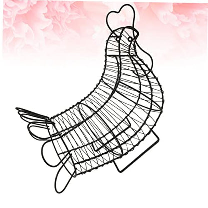 Iron Wire Egg Basket Storage Container Egg Collection Basket Storage Wire Basket Egg Rack Egg Shelf