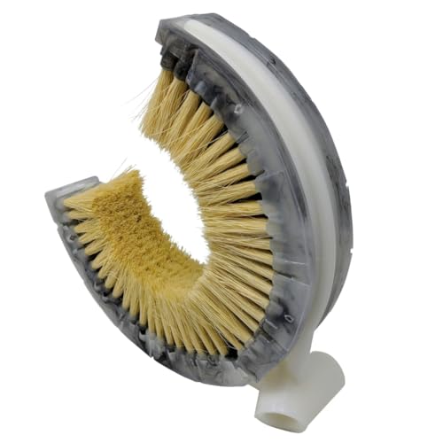 Teravan Curved Wash Brush for Exhaust Stack Pipes with Natural Tampico Fiber, Truck Cleaning Brush, Ideal Scrub Brush for Truck Exhaust Stack Pipes ((8"-10" Diameter) - size: 8"-10"