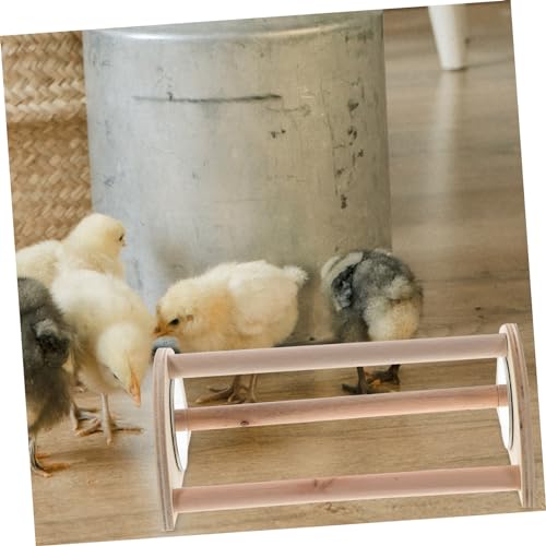 ORFOFE Chick Roost and Perch Stand for Hens Adjustable Wooden Chicken Brooder Stand Free Standing Roosting Bar Easy Assembly for Training Chicks