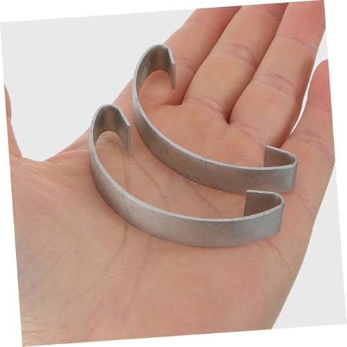HANABASS 20pcs Steel Chicken Cage Door Hooks Simple Installation Metal Snap Hooks for Poultry Breeding Equipment Convenient Design for Bird Cages