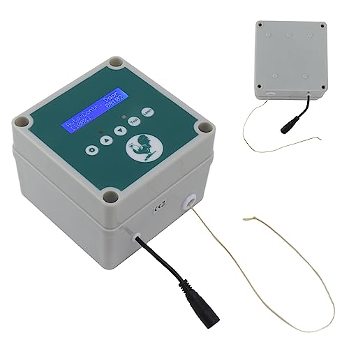 BSTiltion Automatic Chicken Coop Door Controller, Timer Remote Control Light Sensor Poultry House Door Actuator Motor Kit, with LED Display for Chicken Duck Goose (US Plug)