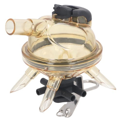 TOPINCN 380CC Milking Claw Stainless Steel Milk Collector with Transparent Cover for Cow Milking Machine Food Grade PSU Material for Efficient Milk Collection