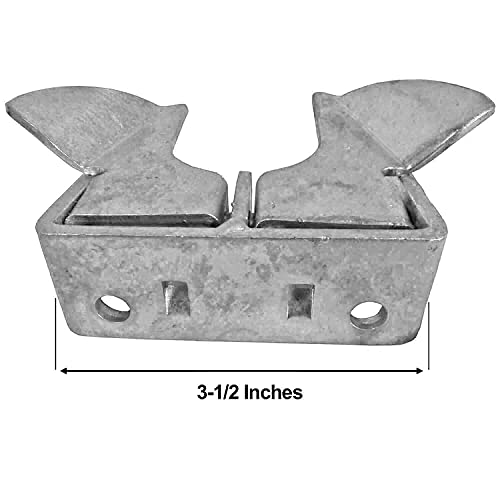 Wall Mount Gate Butterfly Fork Latch - 1-3/8" to 1-5/8" Fork Diameter - Chain Link Fence Gate Latching Hardware - Chain Link Fence Gate Parts - size: 1-3/8" Wall Mount