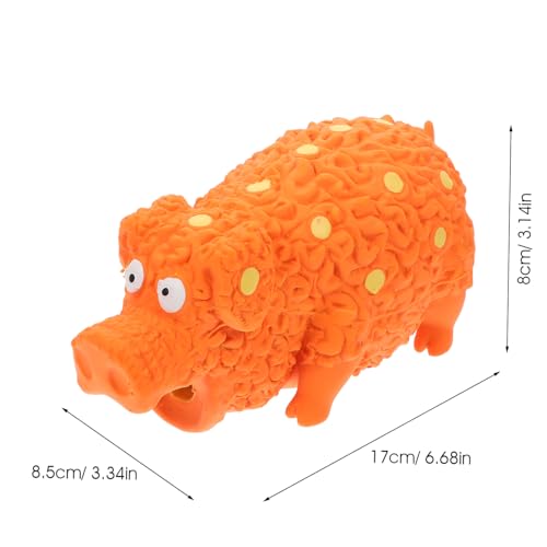 SUPVOX Indestructible Dog Chew Toy Fun Squeaker Pigs for Puppies Dogs Interactive Pet Toy