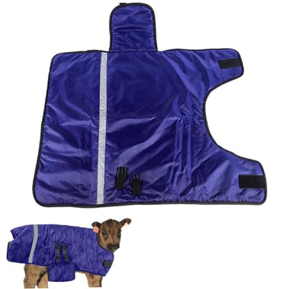 Calf Blankets for Winter, Soft Warm Thickened Goat Blanket, Waterproof Windproof Adjustable Calf Blanket for Keep Cow, Oxen, Horses Warm, Livestock Care, Farm