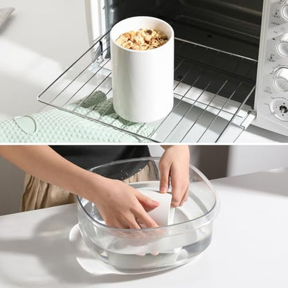 Sweejar Ceramic Food Storage Jar, Salt Container with Airtight Plastic Lid & Date Tracker, 28 Oz Kitchen Canisters for Flour, Rice, Sugar, Coffee, Spices, Pantry Organization (White) - color: White, style: 28 Fl Oz (Plastic Lid)
