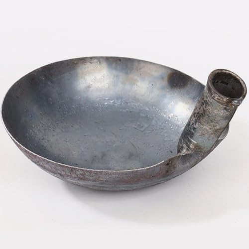 Thickened Iron Ladle Spoon with 21cm Long Handle, Reusable Water Scoop for Gardening and Industrial Use, Sturdy Iron Water Ladle for Cooking and Livestock Feeding