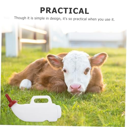2sets Heavy Duty Livestock Milk Bottles Calf Nursing Feeder Bottles Sheep for Calves Lambs Pigs Lightweight Portable