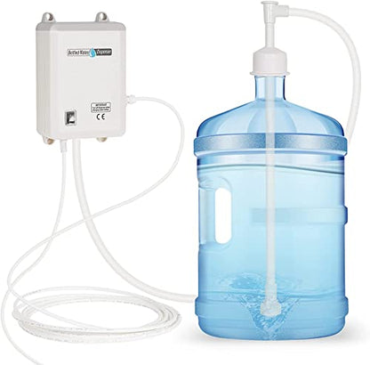 TDRSUPER Bottle Water Dispenser Pump System Self-Priming 110V AC US Plug Drinking Water Pump Single Tube Food Grade Suitable for Coffee/Tea Maker, Water Dispenser, Refrigerator, Ice Maker - style: Single Inlet
