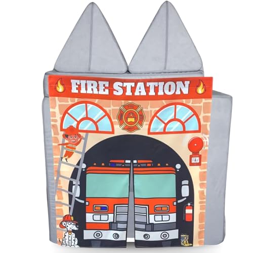 Couch Swag Play Panel for Childrens Foam Sofa Kids Couch (Firehouse) - style: Firehouse