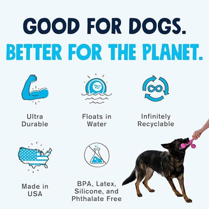 WEST PAW Zogoflex Air Skamp Tug-of-War Stick Dog Chew Toy – Hollow, Squishy Interactive Toy for Dogs, Puppies – for Chewing, Catch, Carry, Fetch, Dishwasher Safe, Latex-Free, Large 8.5", Hot Pink - color: Hot Pink