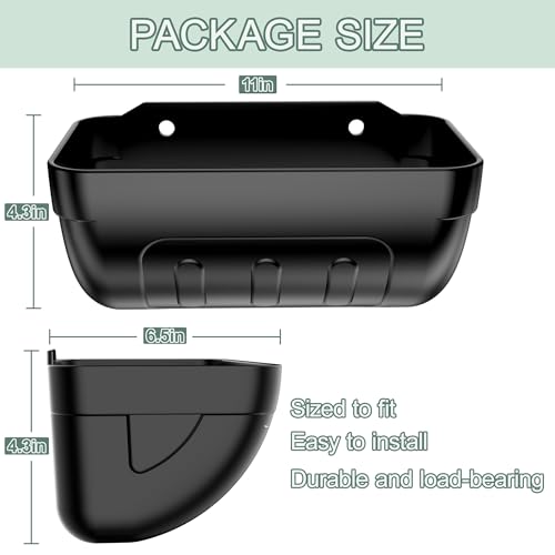 Goat Feeders Hanging, Chicken Waterer Feeder Trough for Poultry Livestock (3 * 3.5 Quart Black) - size: 3*3.5 Quart