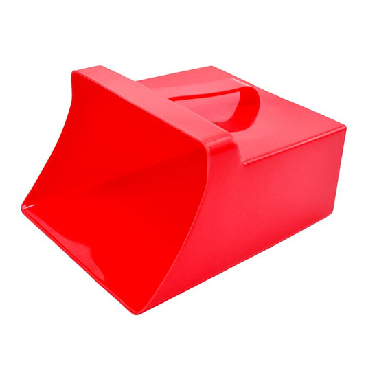 Jumbo Size Food Service Utility Ice Scoop Feed Scoop Shovel 128 Ounce (RUBY RED) for Restaurant Bar Ingredient Grain Pet Animal Dry Food - color: Ruby Red