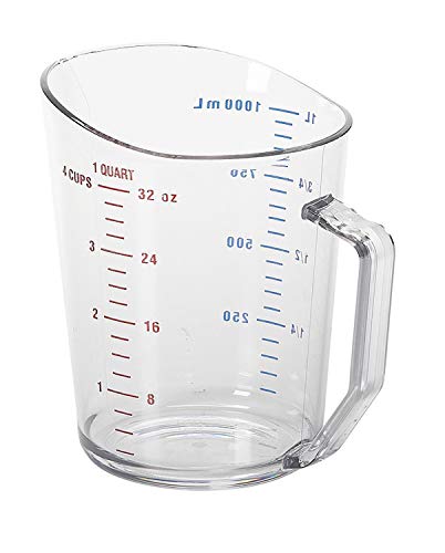 Cambro Measure Cup 1 Quart Clear (100MCCW135) - size: 1-Quart