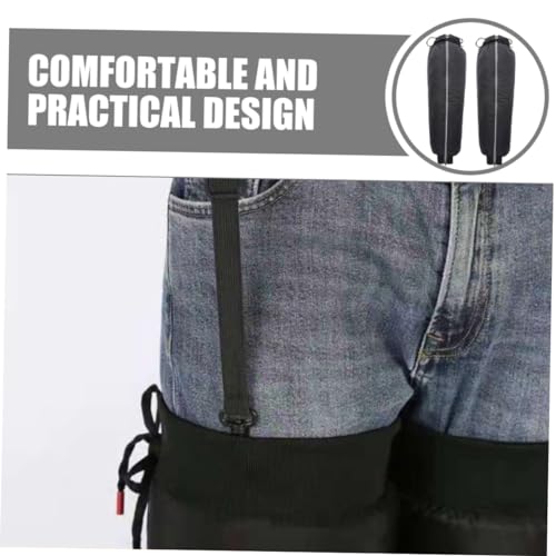 ABOOFAN Windproof Leg Gaiters for Men Insulated Calf Covers for Camping and Hiking Protection against Rain and Durable and Comfortable Design