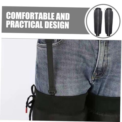 ABOOFAN Windproof Leg Gaiters for Men Insulated Calf Covers for Camping and Hiking Protection against Rain and Durable and Comfortable Design