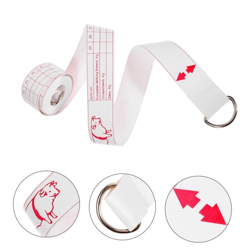 BESPORTBLE Cattle Show Supplies Horse Tape Measure Weight for Farm Use Accurate Animal Identification