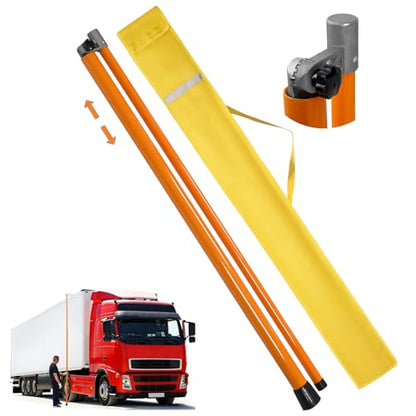 15FT Height Stick for Trucks, Dual Scale Compact Measuring Sticks for Semi Truck, Car Hauler, Trailer, RV, Retractable Load Measuring Stick with Carrying Bag - size: 15ft height stick
