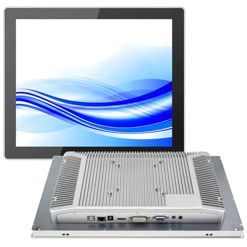 GreenTouch 10.4 Inch Industrial Embedded Touchscreen Monitor, PCAP Multi-Touch Screen Industrial Front IP65 Monitor - HDMI+VGA+DVI - 800 x 600 Resolution - size: 10.4 IN