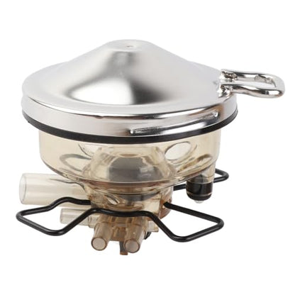 350cc Farm Milking Claw Collector, Milking Machine Accessories for Cow and Sheep, Milk Collector with Closed Valve and Straight Buckle, Durable PC Material Milking Tool