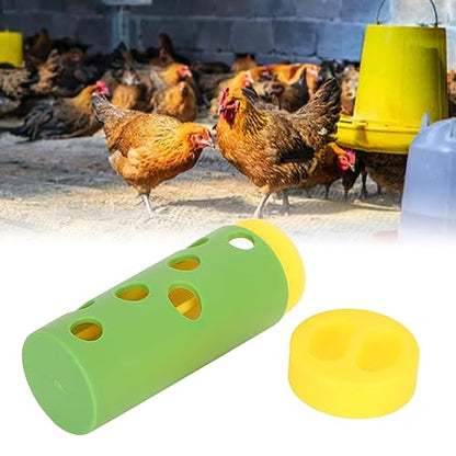 Zerodis Chicken Treat Roller, Interesting Chicken Feeder Toy for Poultry Chicken Treat Roller Toy Bite Slow Feeding Poultry Treat Roller