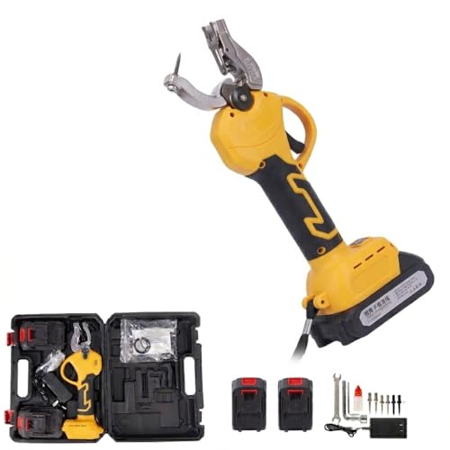 Electric Ear Tagger for Cattle Cordless Ear Tag Applicator Speed Tagger Cattle Livestock Tagging Tool for Pigs Sheep Goat with Rechargeable Batteries and Spare Needles (Yellow) - color: Yellow