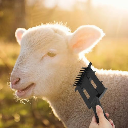 Cattle Grooming Brush Metal Itching Tool for Cows and Sheep Comfortable Grip for Hair Removal and Skin Care for Long-term Use