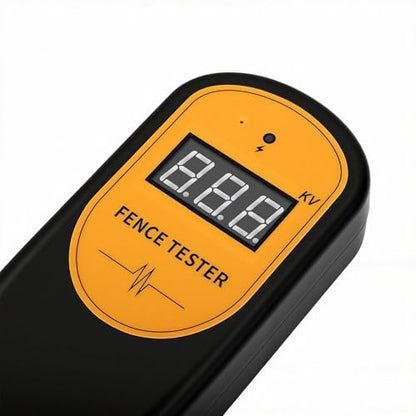 Generic Electric Fence Voltage Tester ABS Digital Fence Fault Finder 500V to 13KV Large Screen One Button Circuit Protection for Farm Ranch Horse Testing