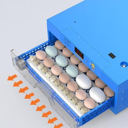 Egg Incubator with Humidity Display, 256 Egg Candler, Automatic Egg Turner, for Hatching Chickens Hatching, Duck Eggs, Goose Eggs, Turkey Eggs