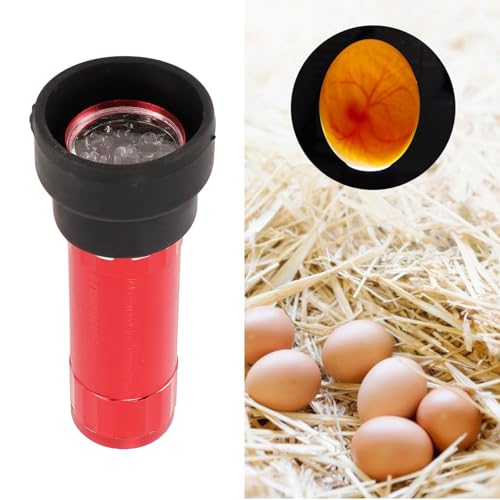 3pcs LED Egg Candler Tester with Bright Cool Soft Lighting, Monitor Eggs Development, No Heat Damage, for Chicken Eggs