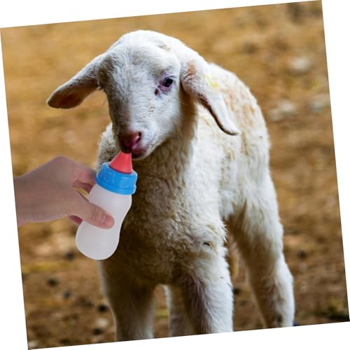 4pcs Robust Livestock Milk Feeders for Calf Lamb Piglet Easy to Clean Feeding Bottles