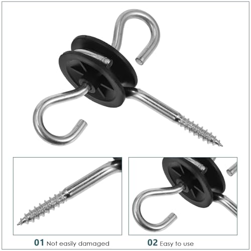 4pcs Electric Fence Wire Insulators Gate Handles Weatherproof Easy Install Essential for Ranch Garden Fencing