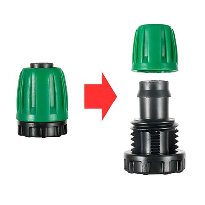 15 Pcs 1/2 Inch Irrigation Tubing End Plugs Drip Irrigation Fittings Drip Line Plugs End Cap for 1/2" irrigation tubing Drip Irrigation System Connection Parts - size: 1/2 inch Plug