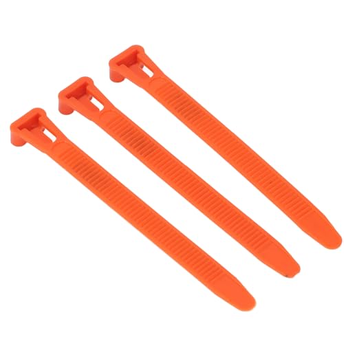 Chicken Leg Rings 1-100 Numbered | Reusable Poultry Identification Leg Bands for Ducks/Chicks/Pigeons/Goose | Sturdy PP Material Easy to Apply and Take Off (Orange) - color: Orange