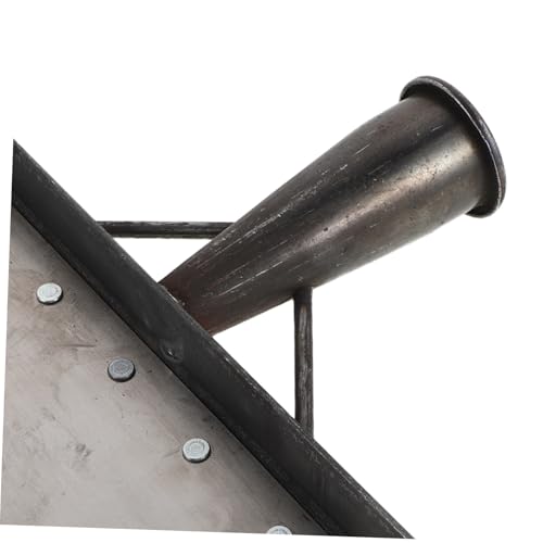 Toyvian Manganese Steel Flat Metal Shovel Scraper for Livestock Manure Cleaning, 38cm Heavy Duty Floor Scraper Tool for Barn and Farmyard Maintenance