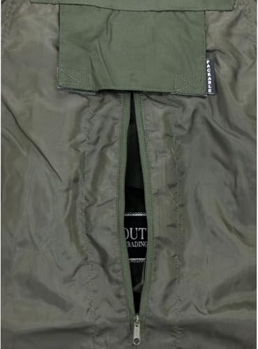 Outback Trading - Unisex Pak-A-Roo Duster - color: Dark Olive, size: Small