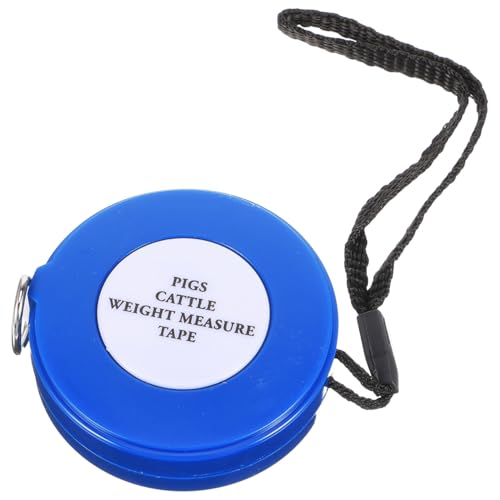LIFKOME 2.5m Animal Measuring Tape for Cattle Pigs Goats Lightweight High Precision Weight Measurement Tool for Farm Livestock Easy to Use Portable Design