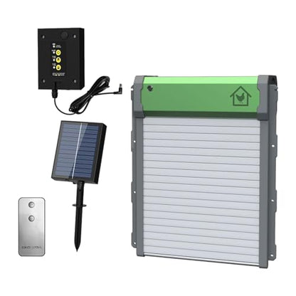 Automatic Chicken Coop Door Anti Pinch 4 Modes Weatherproof Auto Coop Door