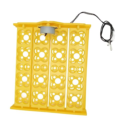 Egg Incubator Tray, Multifunction Automatic Egg Turner Incubator Tray Eggs Automatic Egg Turner Turning Tray for 16 Duck Eggs 16 Eggs 72 Quail Eggs Incubation (AC12V) - size: AC12V