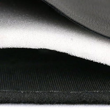 Leg Gaiter Windproof Motorcycle Leg Gaiter Knee Guard Winter Skating Leg Cover PU Leather Suitable for Biking Skating Hiking Outdoor, PU Leather Reflector