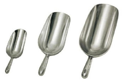 Update International (AS-12) 12 oz Aluminum Scoop - size: 12 Oz
