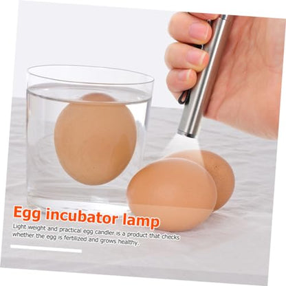 2pcs Portable Egg Candler with Safe Light Design Multi-Purpose Household Candling Lamp for Chicken Duck Goose and Quail Eggs Durable Candling Supply