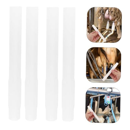4pcs Milking Machine Accessories Goat Milking Supplies Electric Tube Rubber Milk Pipe