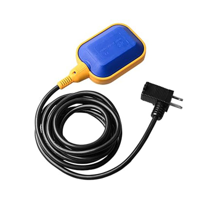 Sump Pump Universal Tethered Float Switch AC 15A 110~250V Piggyback Style Plug with 10 Feet Cord, Used in Sewage Pump, Water Tank, Septic Tank Pump, etc. - style: Water Pumps, Parts & Accessories