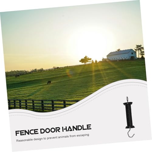SUPVOX Electric Fence Gate Handle Hook for Livestock Plastic Insulated Grip Durable Electric Fence Insulator Simple Installation