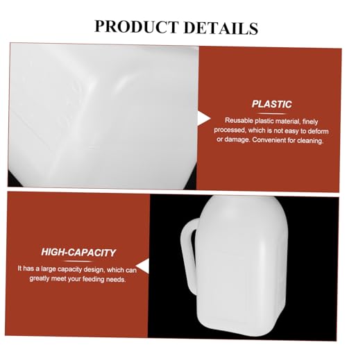 VICASKY Livestock Feeding Bottle for Small Animals Nursing Bottle for Lambs and Goats Easy Clean Design Opening Biting Pacifier Convenient Milk Container